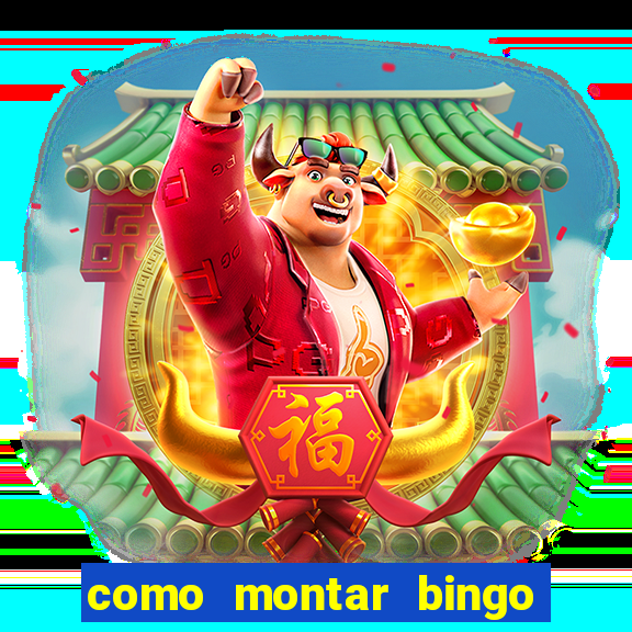 como montar bingo brinquedos toia